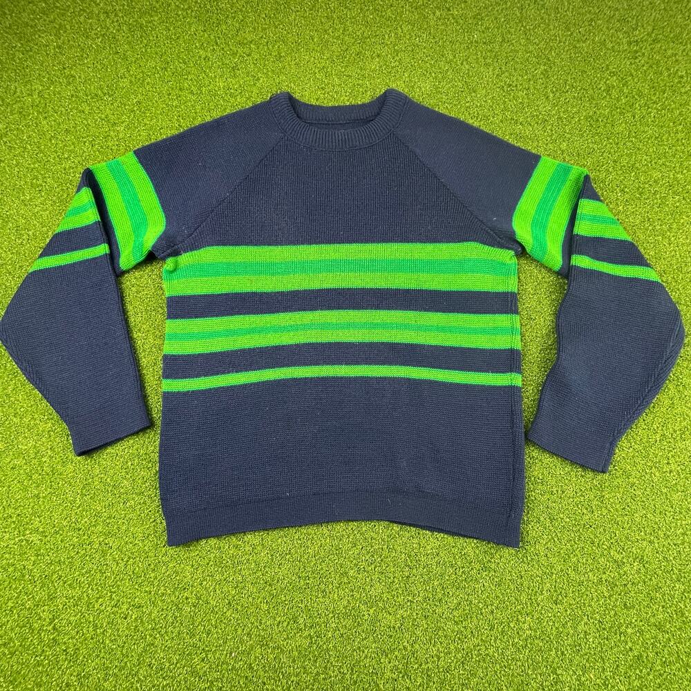 Vintage Jonathan Richards Wool Knit Crewneck Ski Sweater Sz S